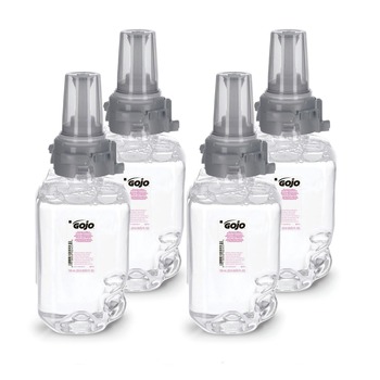GOJO Industries 8711-04 700 mL Clear and Mild Foam Handwash Refill for ADX-7 Dispenser - Fragrance-Free (4/Carton)