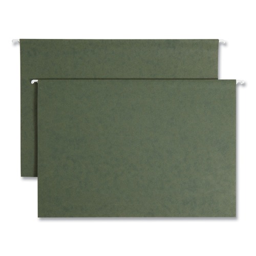 File Folders | Smead 64359 2-in. Capacity Box Bottom Hanging File Folders - Legal, Standard Green (25/Box) image number 0