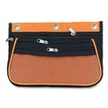 Binders | Charles Leonard 76365-3 10.25 in. x 7.5 in. Three-Pocket Binder-Insertable Expandable Pencil Pouch - Assorted Colors (3/Pack) image number 3