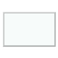 White Boards | U Brands 031U00-01 35 x 23 Melamine Dry Erase Board - White Surface/Silver Frame image number 0