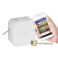 Label Makers | Brother P-Touch PTP300BT PT-P300BT P-touch 2.5 in. x 4.6 in. x 4.6 in. 20 mm/s Print Speed Label Maker - CUBE image number 4