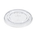 Cups and Lids | Dart 662TS Straw-Slot Lids for 9 - 20 oz. Cold Cups - Clear (100/Pack) image number 0