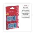 Page Flags | Universal UNV99009 Deluxe "Initial Here" Message Arrow Flags - Blue (100/Pack) image number 5