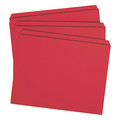 File Folders | Smead 12710 0.75 in. Expansion Reinforced Top Tab Colored File Folders - Letter Size/Red (100/Box) image number 2