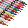Pencils | Cra-Z-Art 10462-24 Twist Up Colored Pencils - Assorted Lead Colors/Clear Barrel (24/Set) image number 5