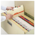 File Folders | Smead 10300 Straight Tabs Letter Size 0.75 in. Expansion File Folders - Manila (100/Box) image number 5
