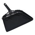 Dust Pans | Impact 4212 12 in. x 14 in. Heavy-Duty 20-Gauge Steel Metal Dust Pan - Black image number 3