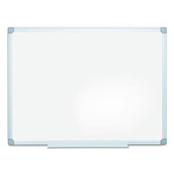 OFFICE PRESENTATION SUPPLIES | MasterVision MA0500790 Earth Easy-Clean 36 in. x 48 in. Dry Erase Board - White/Silver