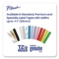 Labels | Brother P-Touch TZE131G 0.47 in. x 26.2 ft. TZe Standard Adhesive Laminated Labeling Tape - Black on Clear image number 6