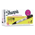 Permanent Markers | Sharpie 2107615 Medium Bullet Tip Permanent Paint Marker - Black (1 Dozen) image number 1