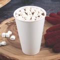 Cups and Lids | SOLO DWTG16W Thermoguard 16 oz Sustainable Forest Print Insulated Paper Hot Cups - White (600/Carton) image number 3