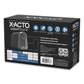 Pencil Sharpeners | X-ACTO 19501X 3.5 in. x 5.5 in. x 4.5 in. AC-Powered Mighty Mite Home Office Electric Pencil Sharpener - Black/Gray/Smoke image number 1