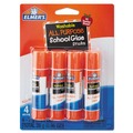 Adhesives & Glues | Elmer's E542 0.24 oz. Washable School Glue Sticks - Applies and Dries Clear (4/Pack) image number 0