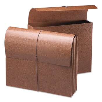 Smead 71353 1 Section 3.5 in. Expansion Classic Expanding Wallet - Letter Size, Redrope