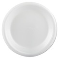 Bowls and Plates | Plastifar 12003 9 in. Plate Foam Dinnerware - White (500/Carton) image number 0