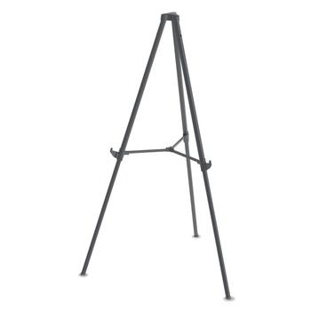 EASELS | MasterVision FLX11404 Quantum Heavy Duty 35.62 in. - 61.22 in. Plastic Display Easel - Black