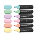 Back to School Sale | Schneider 115097 1 millimeter/5 millimeter Chisel Tip Job Pastel Highlighters - Assorted Ink/Barrel Colors (6/Pack) image number 1