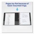 Binders | Avery 27351 11 in. x 8.5 in. 1.5 in. Capacity 3 Rings Durable Non-View Binder with DuraHinge and Slant Rings - Blue image number 5