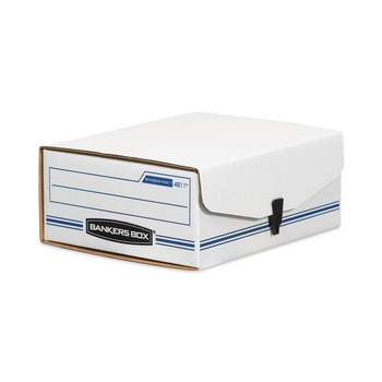 Bankers Box 48110 LIBERTY BINDER-PAK 9.13 in. x 11.38 in. x 4.38 in. Letter Files - White/Blue