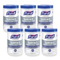 Cleaners & Chemicals | PURELL 9342-06 1-Ply 7 in. x 8 in. Fresh Citrus Professional Surface Disinfecting Wipes - White (6 Canisters/Carton) image number 0
