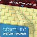 Notebooks & Pads | Ampad 22-143 Gold Fibre 8.5 in. x 11.75 in. Sheets 4 sq./in. Quadrille Rule Stapled with Perforated Sheets Pads - Canary (1-Pad) image number 3