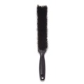 Cleaning Brushes | Carlisle 3622503 8 in. Horsehair Blend Bristles Counter/Radiator Brush - Black image number 3