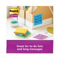 Notebooks & Pads | Post-it Notes Super Sticky 675-6SSAN 4 in. x 4 in. Note Ruled Pads in Playful Primary Collection Colors (6/Pack) image number 3