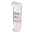 Cups and Lids | Fabri-Kal 9508216 Kal-Clear/Nexclear Flat X-Style Straw Slot Plastic Drink Cup Lids Fits 12 oz. to 14 oz. Cold Cups - Translucent (1000/Carton) image number 2