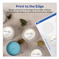 Back to School Sale | Avery 22830 2.5 in. Diameter Print-to-the Edge Labels with SureFeed - Round Glossy White (90/Pack) image number 2