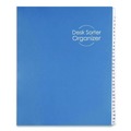 File Folders | Smead 89294 Deluxe 31 Dividers Expandable Indexed Desk File/Sorter - Dark Blue Cover/Letter Size image number 0