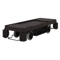 Cleaning Carts | Suncast Commercial HKC2002 24 in. x 62.13 in. x 49.75 in. 1-Shelf Plastic Partially Assembled Premium Housekeeping Cart - Black image number 8