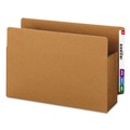 Report Covers & Pocket Folders | Smead 74790 5.25 in. Expansion Heavy-Duty Redrope End Tab TUFF Pockets - Legal Size, Redrope (10/Box) image number 1
