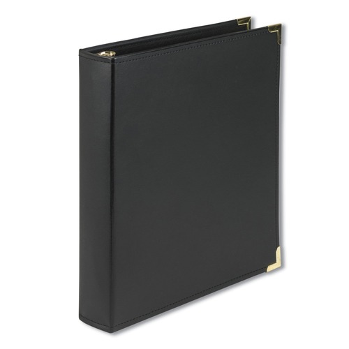 File Folders | Samsill 15150 1.5 in. Capacity 11 x 8.5 Classic Collection 3-Ring Binder - Black image number 0