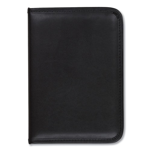 Back to School Sale | Samsill 70811 3/4 in. W x 9-1/4 in. H Open Style Professional Padfolio - Black image number 0