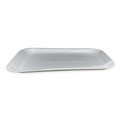 Food Trays, Containers, and Lids | GEN 4SWH 9.5 in. x 7.25 in. x 0.5 in. No. 4S Foam Meat Trays - White (500/Carton) image number 3