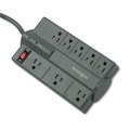 Surge Protectors | Kensington K38218NA Guardian Premium 1080 J Surge Protector with 8 AC Outlets and 6 ft. Cord - Gray image number 0