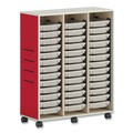 Boxes & Bins | HON HFMBIN3 Flagship 12.75 in. x 16 in. x 3 in. 1 Section Storage Bins - Translucent White image number 4