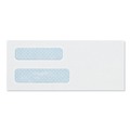 Envelopes & Mailers | Quality Park QUA24532 3.63 in. x 8.63 in. #8 5/8 Commercial Flap Gummed Closure Double Window Security-Tinted Check Envelope - White (500/Box) image number 2