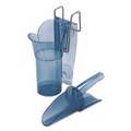 Food Service | San Jamar SAN SI5000 6 - 10 oz. Saf-T-Scoop and Guardian System for Ice Machines - Transparent Blue image number 0