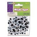 Arts & Crafts Supplies | Creativity Street PAC344602R 0.27 in., 0.39 in., 0.47 in., 0.59 in. Wiggle Eyes Assortment - Black (100/Pack) image number 0