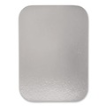  | Handi-Foil 2060L 7 in. x 5 in. Laminated Aluminum Board Lid - Silver/White (500/Carton) image number 3