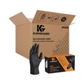 Disposable Gloves | Ansell 49278 9.5 in. Long 6 mil Thick G10 Powder-Free Kraken Grip Nitrile Gloves - X-Large, Black (900/Carton) image number 0