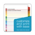 Just Launched | Cardinal 60118 31 Tab 1 - 31 Letter Traditional Onestep Index System - Multicolor (31/Set) image number 3