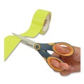 Arts & Crafts Supplies | Westcott 14851 7 in. Long x 3 in. Cut Length Non-Stick Titanium Bonded Scissors - Straight Gray/Yellow Handle image number 1
