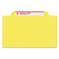 File Folders | Smead 14004 2 in. Expansion Top Tab Classification Folders with 6 SafeSHIELD Fasteners - Letter Size/Yellow Exterior (10/Box) image number 2