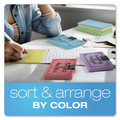 Flash Cards | Oxford 7321 CAN 3 in. x 5 in. Ruled Index Cards - Canary (100/Pack) image number 3