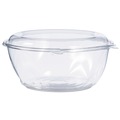 Bowls and Plates | Dart CTR64BD 64 oz. 8.9 in. Diameter x 4 in. Plastic Tamper-Resistant Tamper-Evident Bowls with Dome Lid - Clear (100/Carton) image number 3