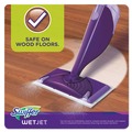 Mops | Swiffer 08443 WetJet 11.3 in. x 5.4 in. System Refill Cloths - White (24/Box) image number 6