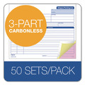 Retail Store Supplies | TOPS 3834 8.5 x 7 Triplicate Snap-Off Three-Part Carbonless Shipper/Packing List (50/Pack) image number 2