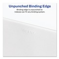 Dividers & Tabs | Avery 01403 11 in. x 8.5 in. 26-Tab Avery Style C Preprinted Legal Exhibit Side Tab Index Dividers - White (25/Pack) image number 5